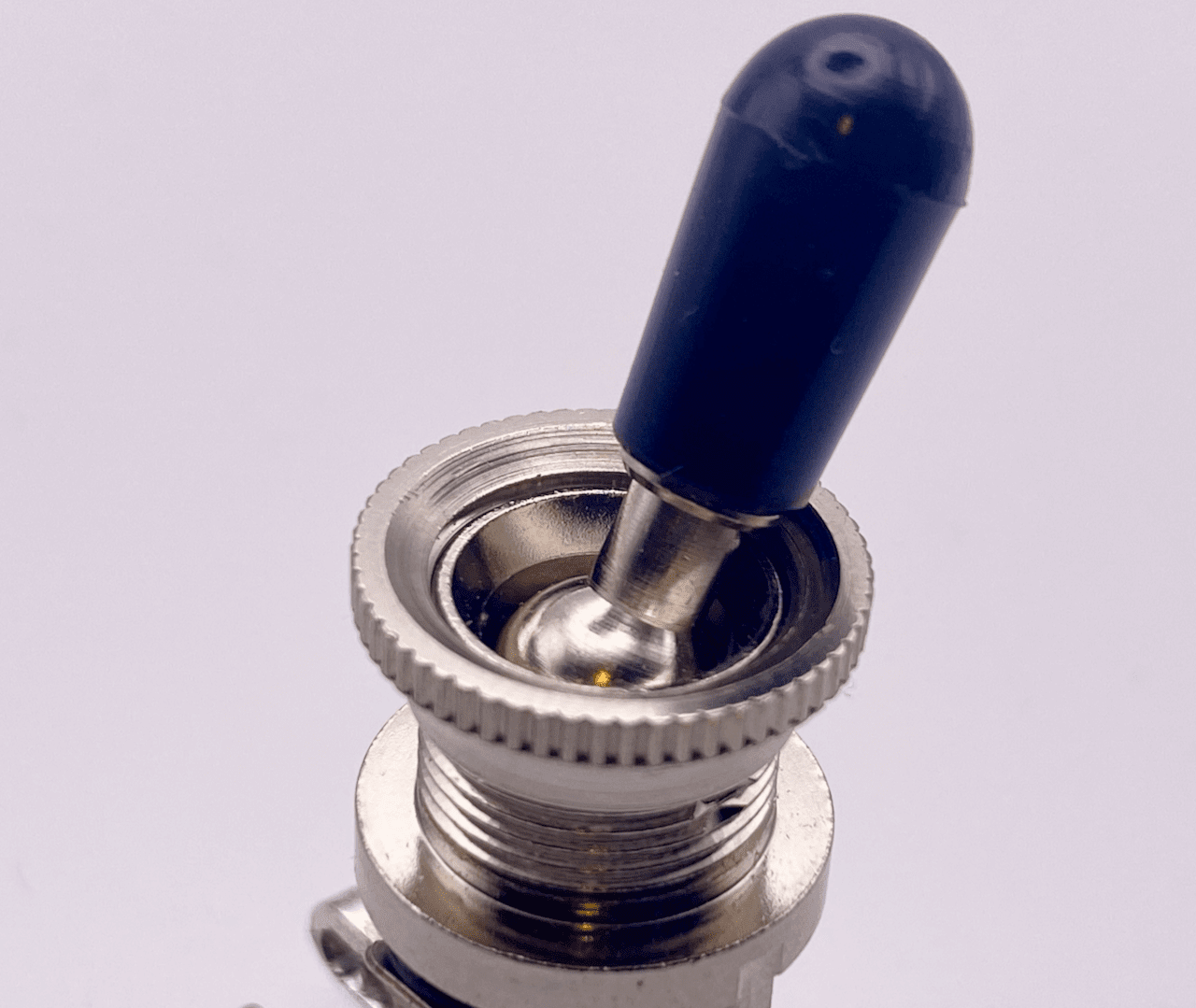 Switchcraft switch with deep collar nut